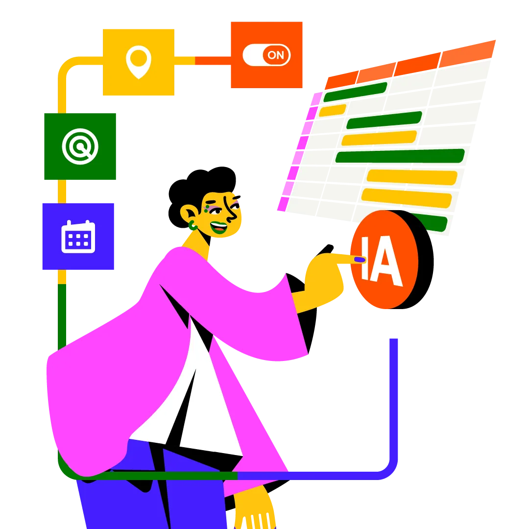 Ilustração OOH - Assistente de anúncios